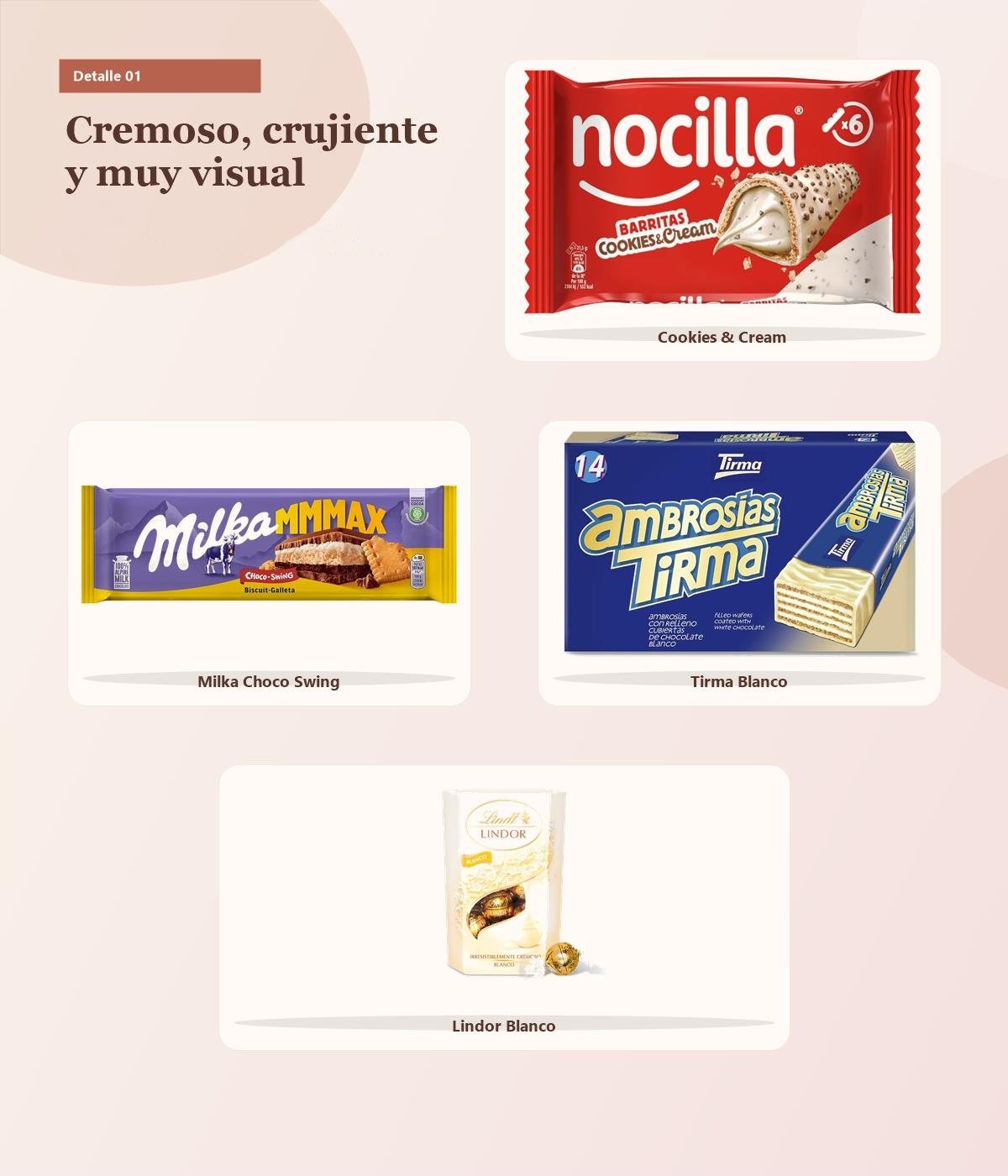 Chocolate suave e intenso