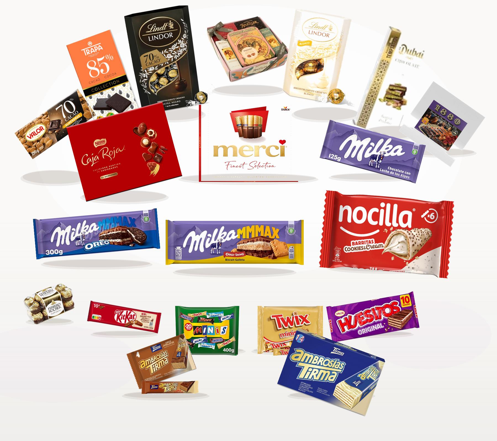 Caja de chocolates surtidos