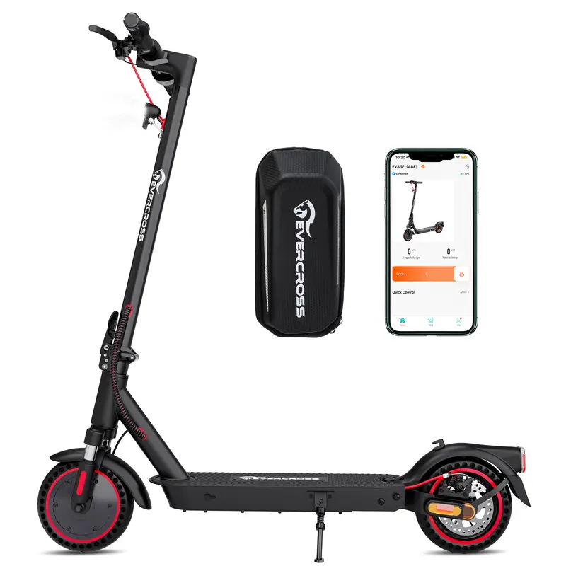 Tragbarer Elektroroller für Erwachsene – 630W Motor, bis zu 16 MPH, 18 Meilen Reichweite, 8,5″ Vollgummireifen, klappbar, LCD-Display, App-Steuerung, Dual-Scheibenbremsen - Image 2