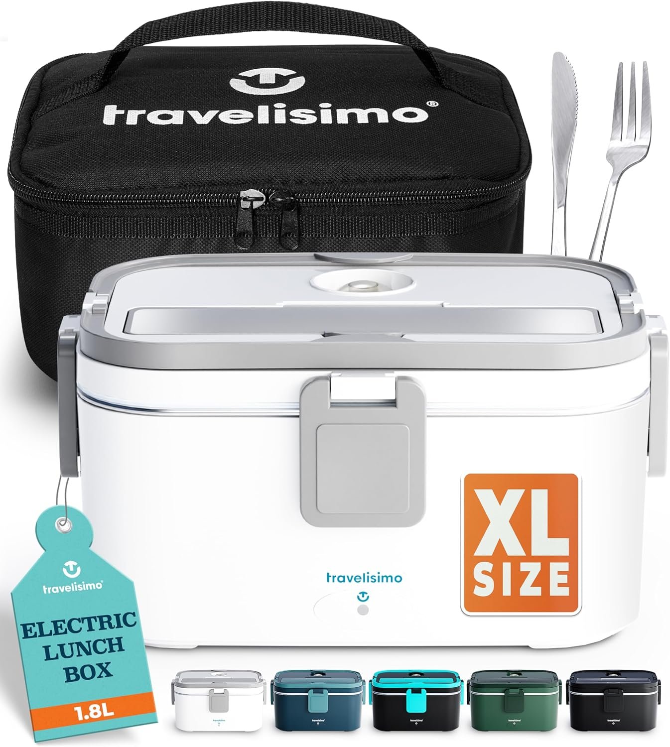 TRAVELISIMO-Elektrische Fiambrera für Lebensmittel, 80W, 1,8L, 3 in 1, 12V / 24V / 220V - Image 4